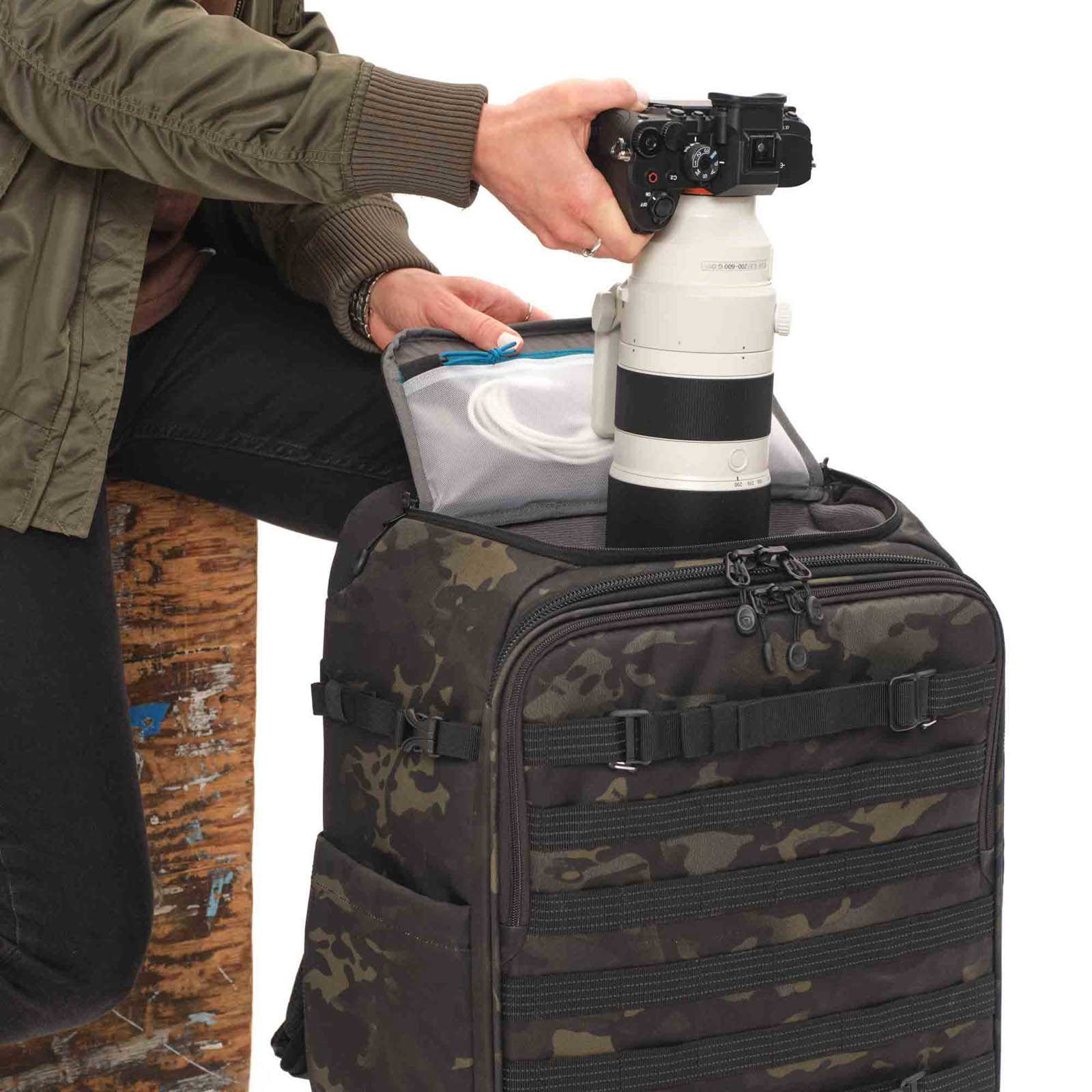 Axis Roller Rugzak V2 28L - MultiCam Zwart - Afbeelding 28